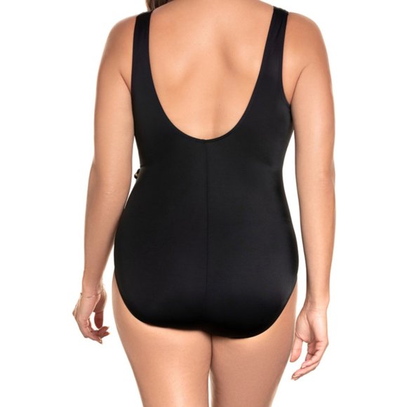 NWT Longitude Tassel Surplice One Piece Swimsuit - Picture 2 of 5